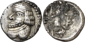 Reino de Persis. (s. I a.C.). Oxathres. Hemidracma. (S. 6211 var) (BMC. XXVIII, 9 sim). 1,93 g. MBC+.