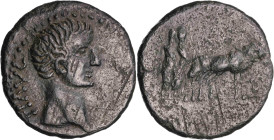 s/d. Tiberio. Troas. Alejandría. AE 17. (S.GIC. 268, como Mysia. Parion) (RPC. I, 1657). 3,99 g. MBC+/MBC.