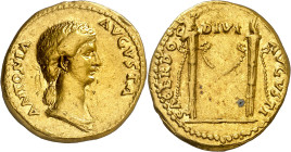 (41-42 d.C.). Antonia. Áureo. (Spink 1899) (Co. 4) (RIC. 67) (Calicó 319). 7,79 g. MBC+.