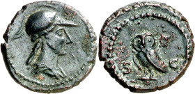 (s. I-II d.C.). Anónima. Cuadrante. (Spink 2918 var) (Co. VIII, pág. 268, nº 7 var) (RIC. II, pág. 216, nº 8). 2,53 g. EBC.