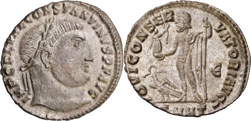 (313 d.C.). Constantino I. Heraclea. Follis. (Spink 15958) (Co. 297) (RIC. 75). ...