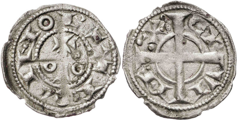 Alfons I (1162-1196). Barcelona. Òbol. (Cru.V.S. 297) (Cru.C.G. 2101). 0,36 g. M...