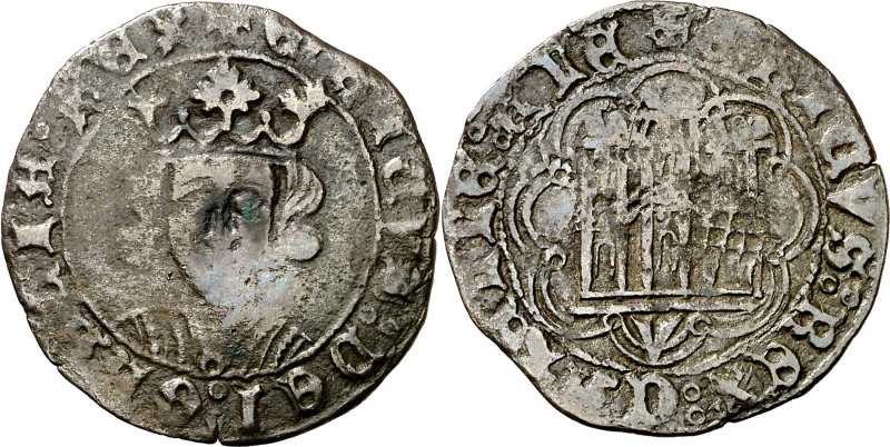 Enrique IV (1454-1474). Villalón. Cuartillo. (Imperatrix CM:D.17.1, mismo ejempl...