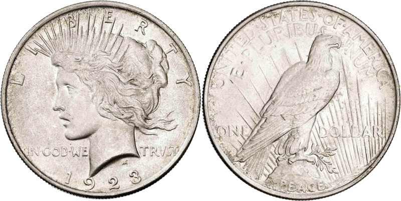 Estados Unidos. 1923. Filadelfia. 1 dólar. (Kr. 150). AG. 26,73 g. EBC+.