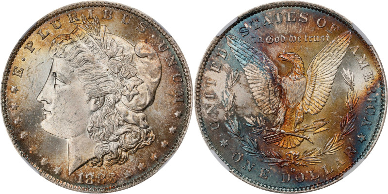 1883-O Morgan Silver Dollar. MS-64 (NGC).
PCGS# 7146. NGC ID: 254J.