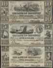 Lot of (3) Sault De St. Marys, Michigan. Bank of Chippeway. 1838 $2, $5 & $10. About Uncirculated to Gem Uncirculated.
An assemblage of various Obsol...