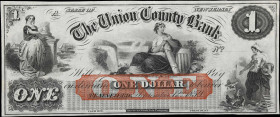 Plainfield, New Jersey. Union County Bank. 1859 $1. Choice Uncirculated. Remainder.
A solid and attractive Remainder that showcases the aesthetic pro...