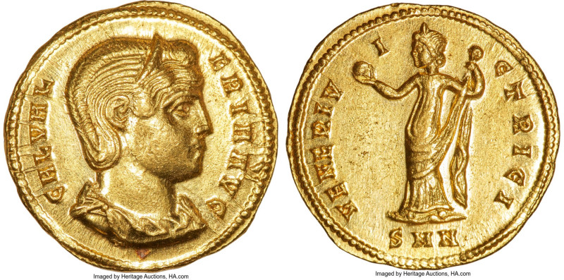 Galeria Valeria (AD 293-311). AV aureus (20mm, 5.33 gm, 12h). NGC Choice AU 4/5 ...