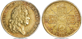 George I gold "Prince Elector" Guinea 1714 AU58 PCGS, KM538, S-3628. A collectible single-year type known by the "Prince Elector" nickname due to the ...