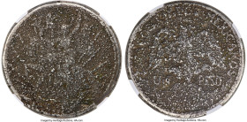 Sinaloa. Revolutionary "Caballito" Sand Cast Peso ND (1913-1915) Genuine NGC, cf. Wood-pg. 9-11 (for historical context), GB-pg. 92-93 (same). It is a...