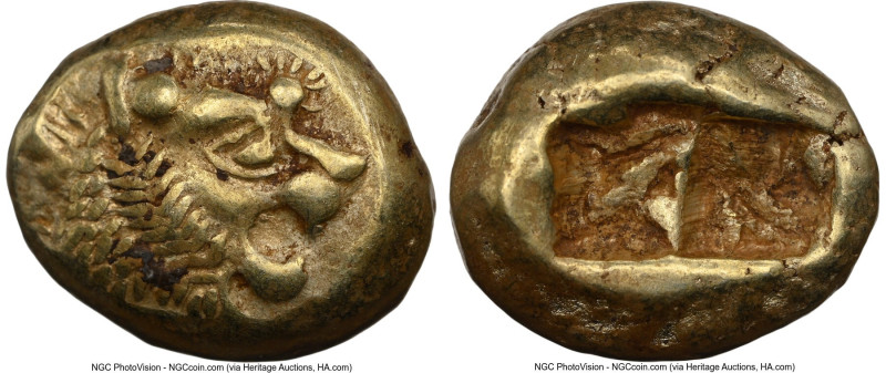 LYDIAN KINGDOM. Alyattes or Walwet (ca. 610-546 BC). EL third-stater or trite (1...