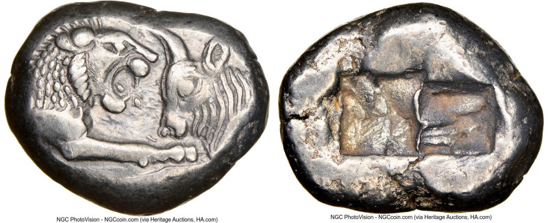 LYDIAN KINGDOM. Croesus (561-546 BC). AR stater or double siglos (20mm, 10.76 gm...