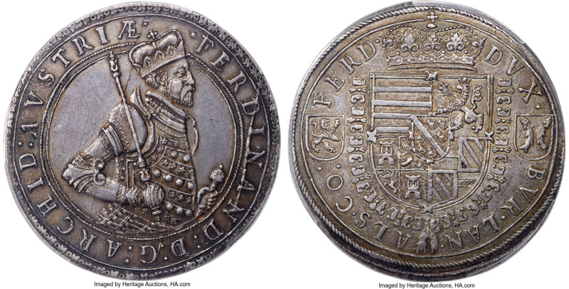 Archduke Ferdinand 2 Taler ND (1564-1595) MS61 PCGS, Ensisheim mint, Dav-8093. A...