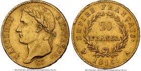 Napoleon gold "100 Days" 20 Francs 1815-A MS62 NGC, Paris mint, KM705.1, Gad-1025a, F-516A. Struck during the final period of Napoleon's reign, beginn...