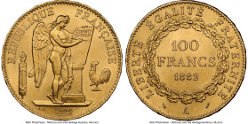 Republic gold 100 Francs 1882-A MS63 NGC, Paris mint, KM832, Gad-1137. HID09801242017 © 2024 Heritage Auctions | All Rights Reserved