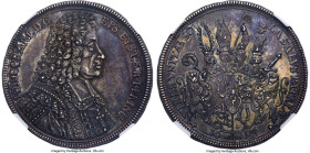 Eichstätt. Johann Eucharius Taler 1694-GFN MS63 NGC, Nurnberg mint, KM45, Dav-5235. The decidedly scarcer George Friedrich Nurnberger-engraved Eichstä...