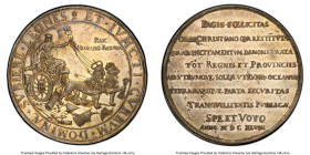 Münster. Free City silver "Treaty of Munster & Peace of Westphalia" Medal 1648 MS63 PCGS, Pax-96. 59mm. By E. Ketteler. Seldom encountered in this tie...