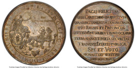 Münster. Free City silver "Peace of Westphalia" Medal 1648 MS61 PCGS, Pax-96. 58mm. By E. Ketteler. Struck to commemorate the end of one of the contin...