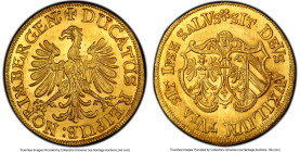 Nürnberg. Free City gold Ducat ND (1640) MS64 PCGS, KM155, Fr-1826, Kellner-63. 3.46gm. An always exciting gold Ducat issue from Nurnberg, this piece ...