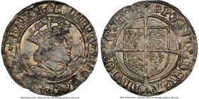 Henry VIII (1509-1547) Groat ND (1526-1544) MS63 NGC, Tower mint, Rose mm, S-2337E. Second coinage. 2.63gm. A phenomenal representative of the type an...