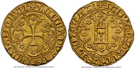 Genoa. Anonymous gold Genovino ND (1139-1339) MS63 NGC, Fr-351. 3.53gm. A seldom-seen denomination for any Doge in our auctions, with this is being th...