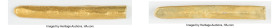 temp. Charles & Johanna "Golden Fleece Shipwreck" gold cut "Finger" Bar of 166.44gm ND (c. 1550), 45x25x13mm. 166.44gm. XRF scan: 22K. This lustrous e...