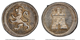 Spanish Colony. Charles IV 1/4 Real ND (1788) MS62 PCGS, KM4. Tail Curls Right variety. The Philippines attribution is likely inaccurate, but since th...
