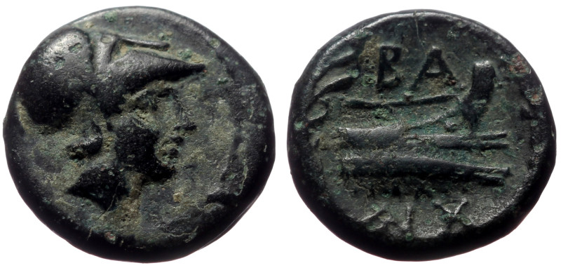 Bronze Æ
Kings of Macedon, Demetrios I Poliorketes (306-283 BC), Salamis, Helme...