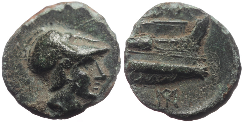 Bronze Æ
Kings of Macedon, Demetrios I Poliorketes (306-283 BC), Salamis, Helme...