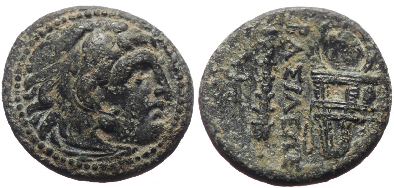 Bronze Æ, Kings of Macedon, Alexander III, struck circa 323-310 BC. Uncertain mi...