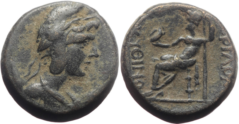 Bronze Æ
Phrygia, Philomelion, circa 133 BC. Skythino, magistrate, Laureate and...