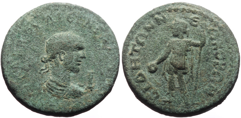 Bronze Æ
Pamphylia, Side, Gallienus, 253-268 AD, ΑΥΤ ΚΑΙ ΠΟΥ ΛΙ ΕΓΝΑ ΓΑΛΛΙΗΝΟϹ ...