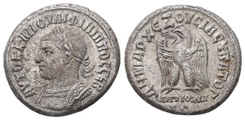 Tetradrachm BI
Syria, Antioch. Philip II, AD 247-249, AΥΤΟΚ Κ Μ ΙΟΥΛΙ ΦΙΛΙΠΠΟϹ ...