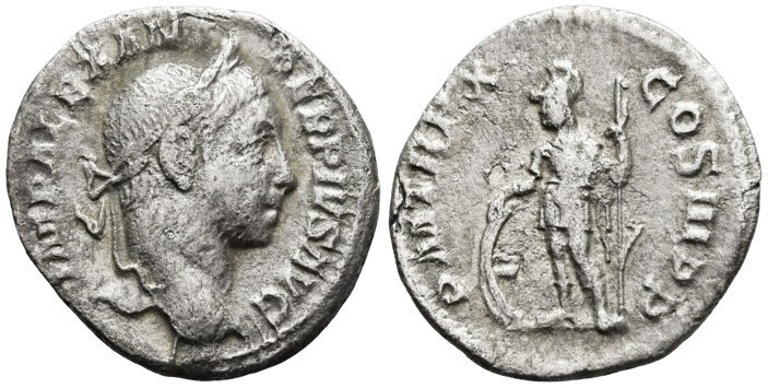 Denarius AR
Severus Alexander (222-235), Rome, IMP SEV ALEXAND AVG, Laureate he...