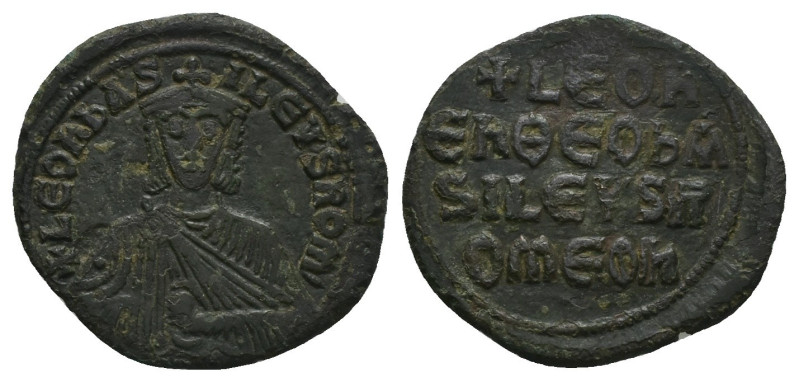 Follis Æ
Leo VI the Wise (886-912.), Constantinople
27 mm, 6,02 g