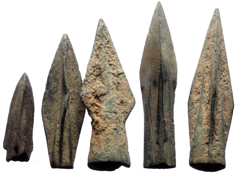 Arrowheads, 3-3,60 cm, 13,16 g