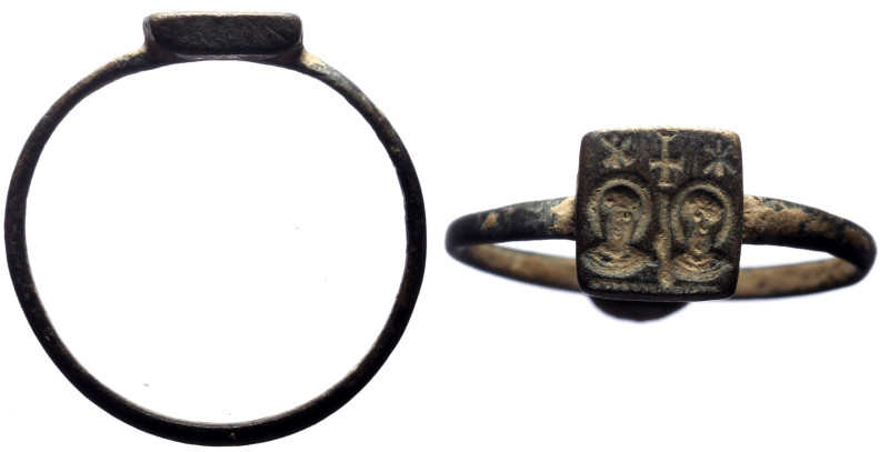 Byzantine ring, bronze, 23 mm, 2,13 g