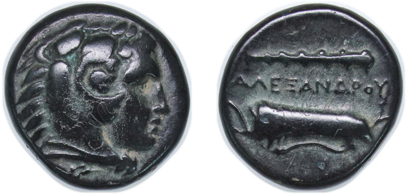 Greece (ancient) Kingdom of Macedonia 336 BC - 323 BC AE Chalkon - Alexander III...