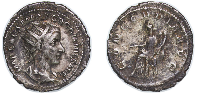 Rome Roman Empire 238 - 244 AR Antoninianus - Gordian III (CONCORDIA AVG; Concor...