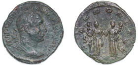 Rome Roman Empire 249 - 251 AE Sestertius - Trajan Decius (PANNONIAE S C; Pannonia) Bronze Rome Mint 18.15g VF RIC IV.3 124 OCRE ric.4.tr_d.124