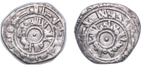 Islamic states Fatimid Caliphate 953 - 975 ½ Dirham - Al-Mu'izz li-Din Allah Silver 0.64g VF Cut