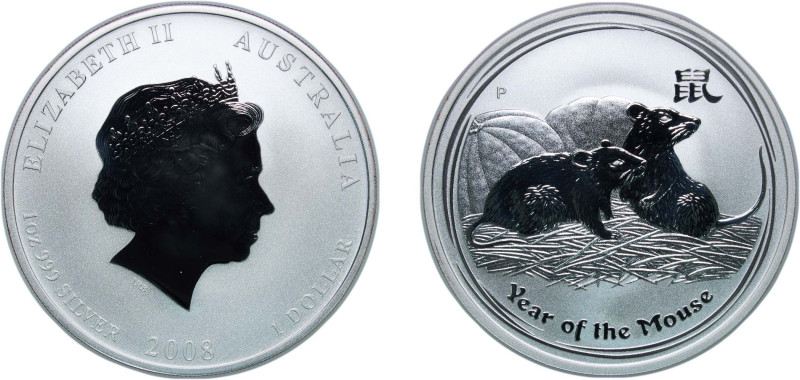 Australia Commonwealth 2008 P 1 Dollar - Elizabeth II (4th Portrait - Year of th...