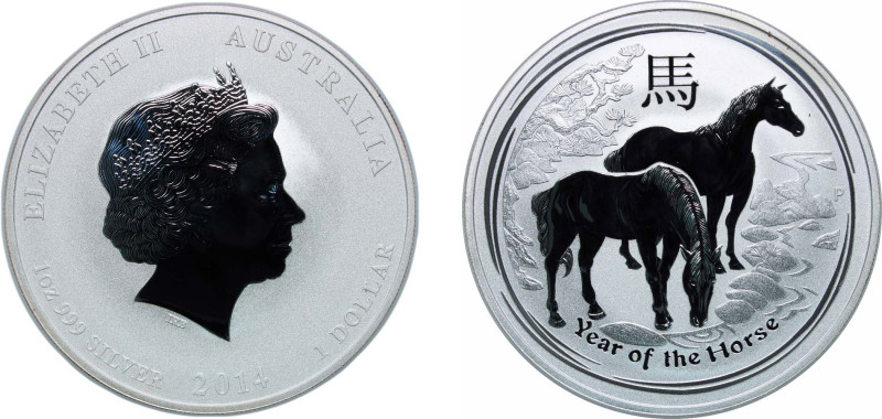 Australia Commonwealth 2014 P 1 Dollar - Elizabeth II (4th Portrait - Year of th...