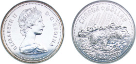 Canada Commonwealth 1980 1 Dollar - Elizabeth II (Arctic Territories) Silver (.500) Ottawa Mint (389564) 23.32g PF Ch RC-809 KM 128