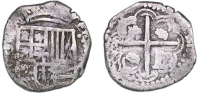 Bolivia Spanish colony 1622 - 1651 2 Reales - Philip IV Silver 6.57g VF AC-tipo 239