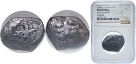 Bolivia Spanish colony 1754 P 8 Reales - Ferdinand VI Silver (.917) Potosi Mint 18.83g NGC FINE Seawater Corrossion KM 40