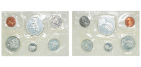 Canada Commonwealth 1965 Coinage Set - Elizabeth II (6 Lots) BU