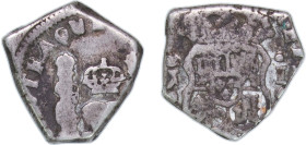 Guatemala Spanish colony 1733 - 1746 G J 1 Real - Felipe V Silver (.917) Guatemala City Mint 3.24g VF KM 3