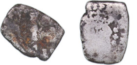 Guatemala Spanish colony 1733 - 1747 G J ½ Real - Felipe V Silver (.917) Guatemala City Mint 1.52g VF KM 2