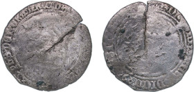Low countries feudal Spanish possession 1597 Patard - Philip II Billon 2.18g F